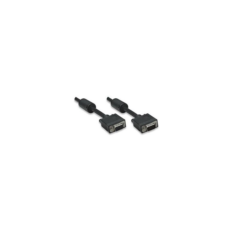 CABLE MONITOR XGA HDB15M/HDB15H 5 MT C/FERRIT 