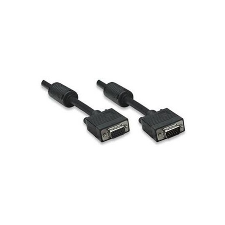 CABLE MONITOR XGA HDB15M/HDB15H 5 MT C/FERRIT 