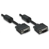 CABLE MONITOR XGA HDB15M/HDB15H 5 MT C/FERRIT 