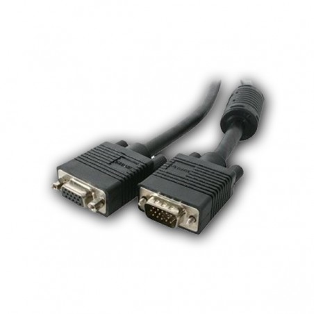 CABLE MONITOR VGA DB15M/DB15H 10MT C/FERRITA