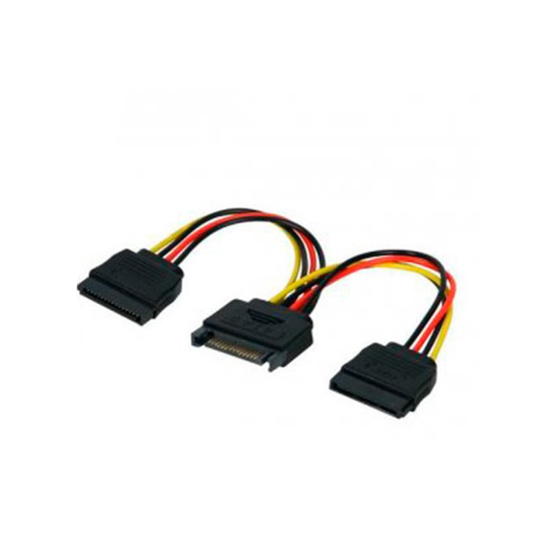 CABLE INTERNO ALIMENTACION SATA 0.15CM 1 M/ 2 H  