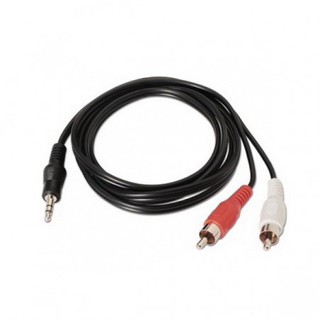 CABLE AUDIO ESTEREO 3.5M/3.5M 2.5MTS (M)
