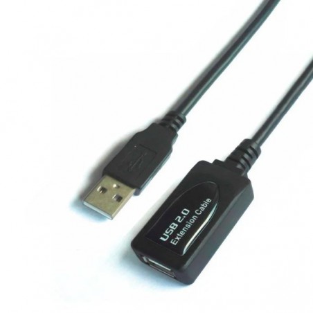 CABLE ALARG.USB CON AMPLIF.TIPO-A M/H 10M.AISENS