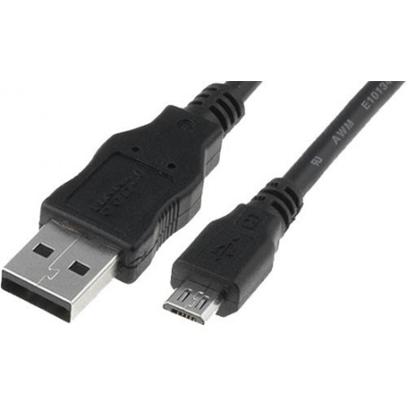 CABLE 2.0 USB-A MACHO/ MICRO USB-B MACHO 2MTR.