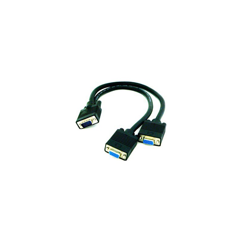 CABLE BIFURCADOR SVGA HDB15/M-2XHDB15H (M)