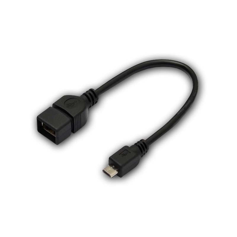 CABLE MICRO USB-B A USB HEMBRA (OTG)