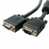 CABLE MONITOR VGA HD-15 M/M 3+7C. 30M NEGRO