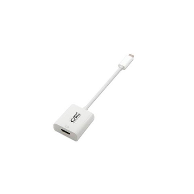 ADAPT.NANOCABLE USB-C MACHO A HDMI 4K HEMBRA  