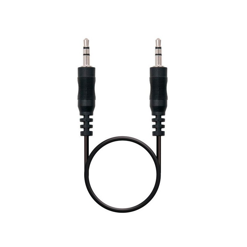 CABLE STEREO NANOCABLE JACK 3.5 MACHO A JACK 3.5 MACHO 1.5 M