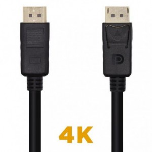 CABLE AISENS DISPLAYPORT/DISPLAYPORT M/M 1 MTR/NEGRO