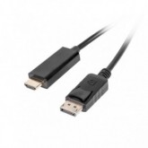 CABLE DISPLAYPORT MACHO A HDMI MACHO LANBERG 1.8MTS