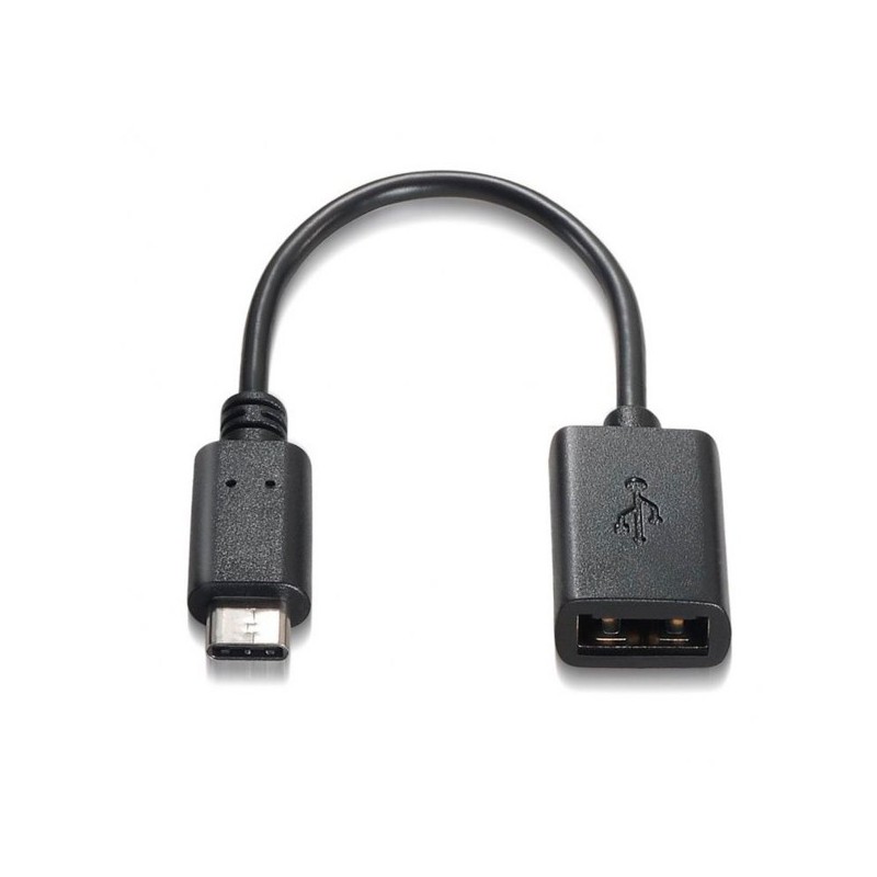 ADAPTADOR USB TIPO-C MACHO USB TIPO-A HEMBRA (OTG) 15CM