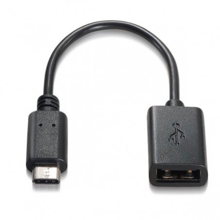 ADAPTADOR USB TIPO-C MACHO USB TIPO-A HEMBRA (OTG) 15CM