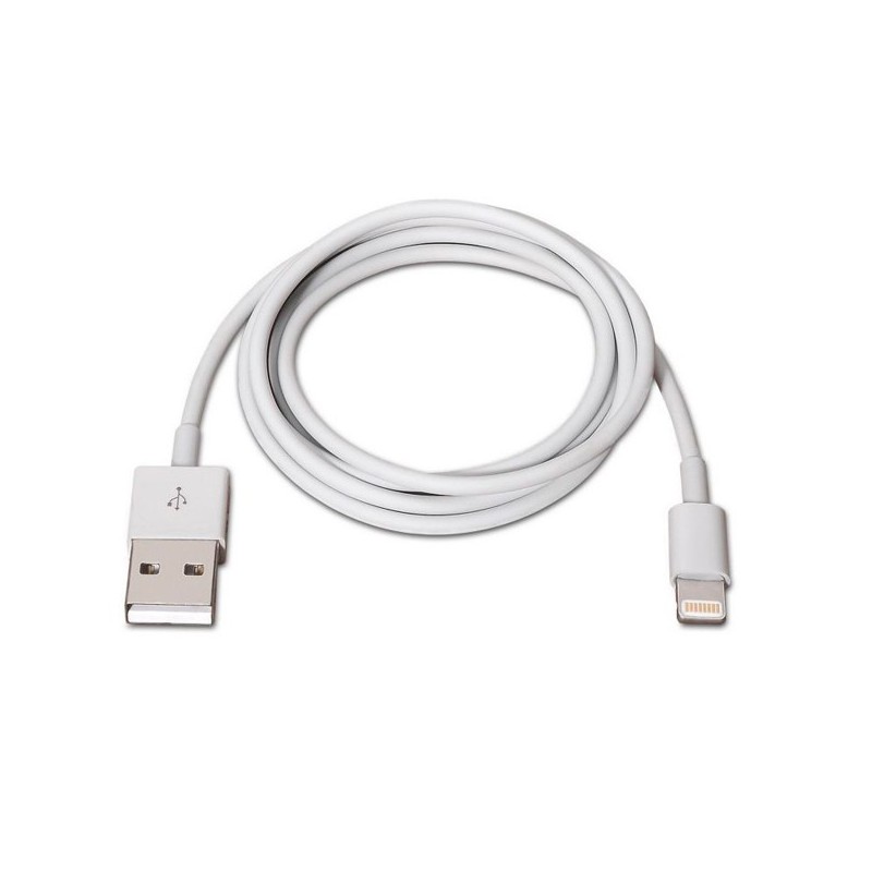 CABLE LIGHTNING AISENS A102-0036 USB MA.  LIGHTNING MA. 2 MT