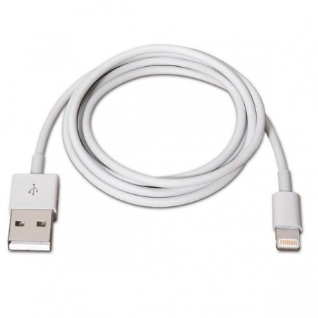 CABLE LIGHTNING AISENS A102-0036 USB MA.  LIGHTNING MA. 2 MT
