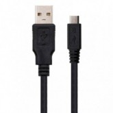 ADAP. NANOCABLE USB MACHO MICROUSB MACH 1.8M  NEGRO