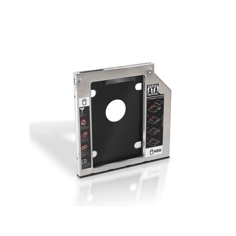 ADAPTADOR BAHIA DE PORTATIL 9MM INSTALACION SSD/HD