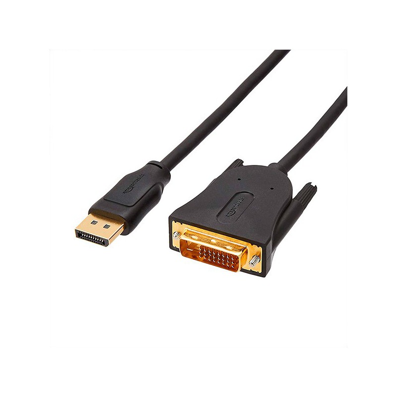 CABLE DISPLAYPORT V 1.2 M A DVI-D M ( 24+5 ) NEGRO