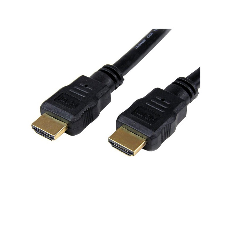 CABLE HDMI/HDMI 1.4 HIGH SPEED 4K 30HZ M/M 1 MTR NEGRO