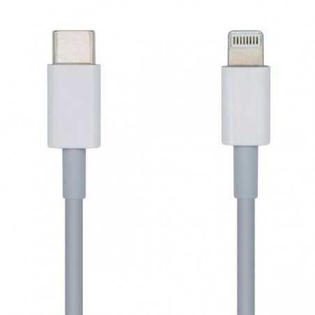 CABLE HDMI AISENS LIGHTNING MACHO USB TIPO-C MACHO 1M  BLANC