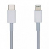 CABLE HDMI AISENS LIGHTNING MACHO USB TIPO-C MACHO 1M  BLANC