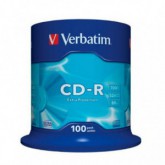 CD-R VERBATIM  700MB 52X TARRINA 100UND
