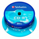 CD-ROM VERBATIM DATALIFE 52X 700MB TARRINA 25 UNIDADES 