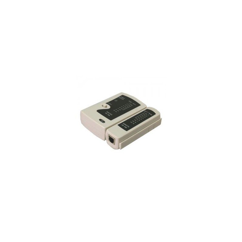 TESTER COMPROBADOR DE RED PARA RJ11/ RJ12/ RJ45 