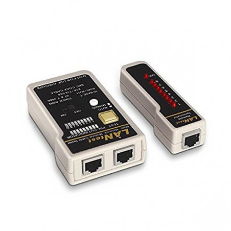 CAJA CHEQUEADORA PARA RJ11/ RJ12/ RJ45/ COAXIAL