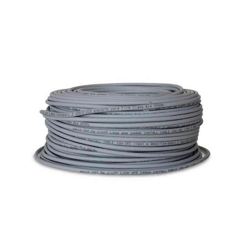 BOBINA CABLE RJ45 FTP 100 M CAT.5 TIPO FLEXIBLE
