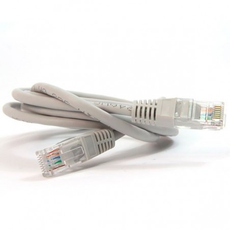 LATIGUILLO UTP/RJ45 1.5 METROS CAT5E NEGRO O GRIS