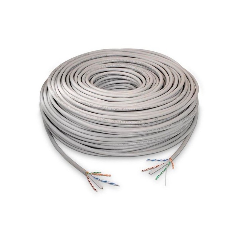 BOBINA CABLE RJ45 UTP 305 M CAT.6 SOLIDO SIN HALOGENOS