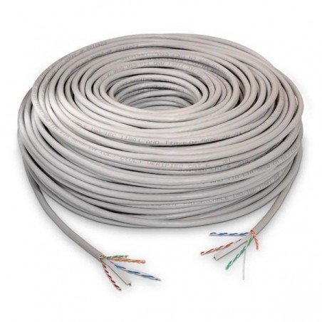 BOBINA CABLE RJ45 UTP 305 M CAT.6 SOLIDO SIN HALOGENOS