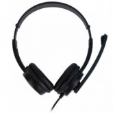AURICULARES NGS VOX-505 CON MICRÓFONO USB NEGROS