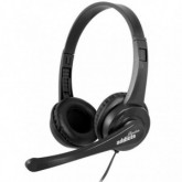 AURICULARES NGS VOX-505 CON MICRÓFONO USB NEGROS
