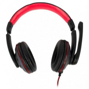 AURICULARES NGS VOX420DJ MICRÓFONO JACK NEG/ROJO