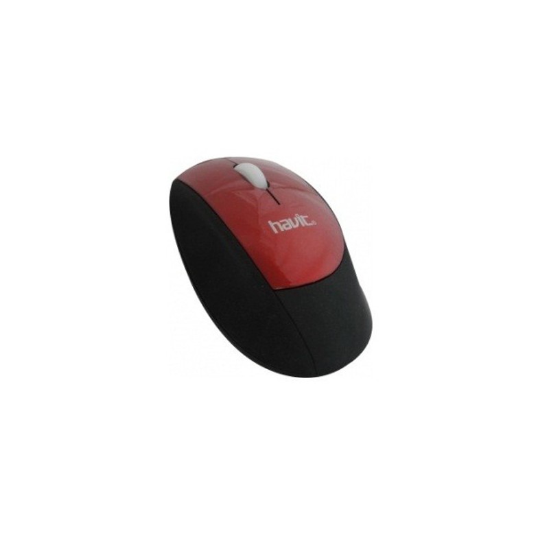 RATON HAVIT HV-M233 ROJO/NEGRO USB