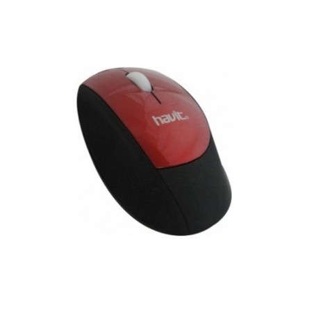 RATON HAVIT HV-M233 ROJO/NEGRO USB