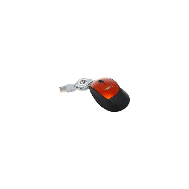 RATON HAVIT HV-M233 NARANJA/NEGRO USB