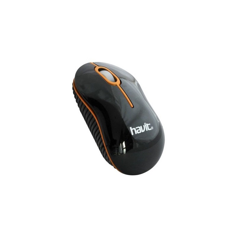 RATON HAVIT HV-M232 NEGRO/NARANJA USB