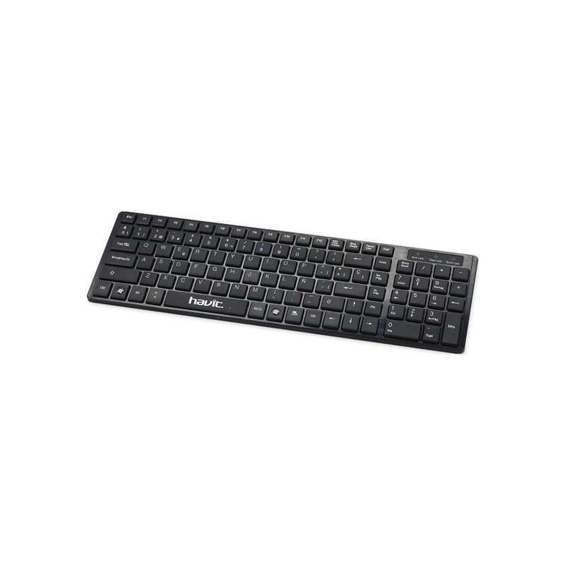 TECLADO HAVIT HV-K822P NEGRO USB SLIM