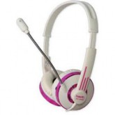 AURICULAR HAVIT HV-H132D ROSA/BLANCO CON MICROFONO