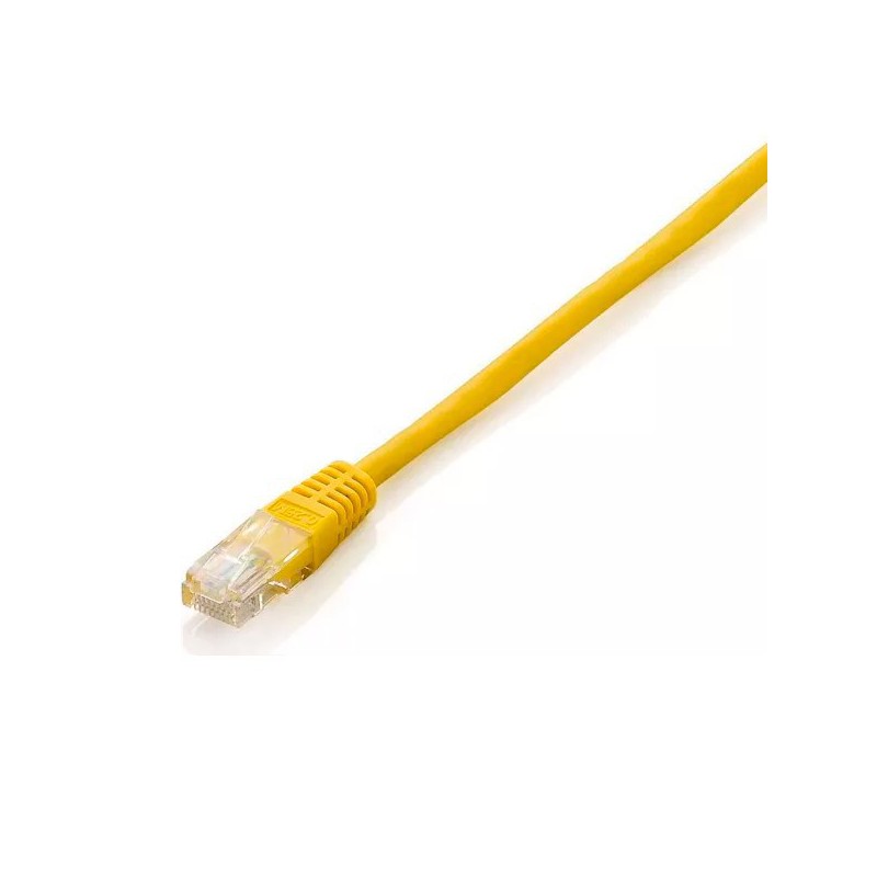 LATIGUILLO EQUIP  U/UTP CATEGORIA 6 0.5M AMARILLO