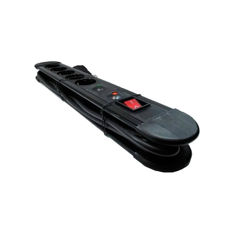 REGLETA 5 TOMAS 16A+INTERRUP.+SOBRETENSIÓN+SOBRECARCA PHASAK