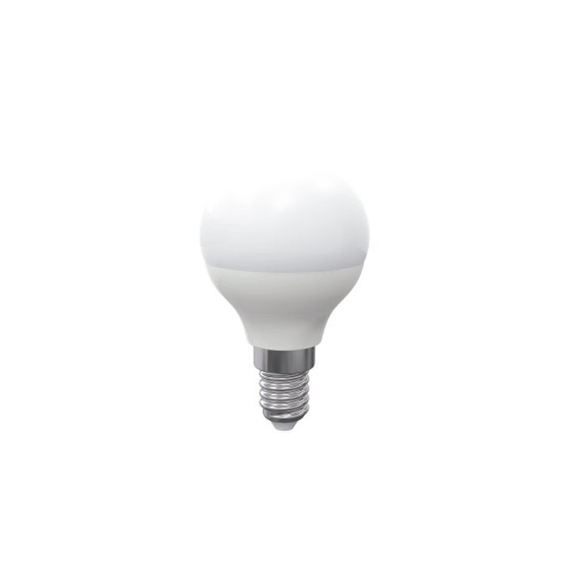 BOMBILLA ESFERICA LED - E14 - P45 - 4W - 6500K - 300 LM