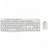TECLADO+RATON LOGITECH WIRELESS MK295 BLANCO 