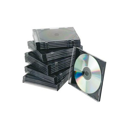 ARCHIVADOR PARA 1 CD´S SLIM BANDEJA NEGRA*