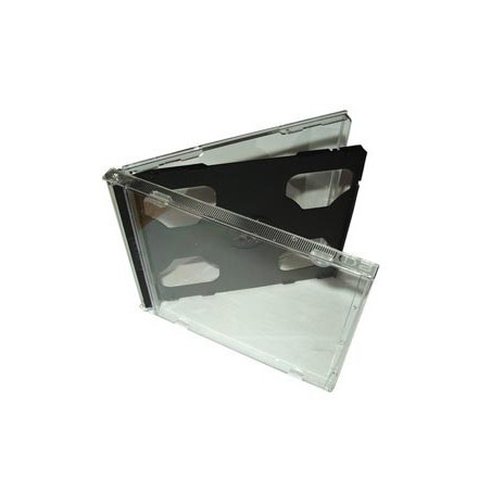 ARCHIVADOR PARA 2 CD,S BANDEJA NEGR.O TR*