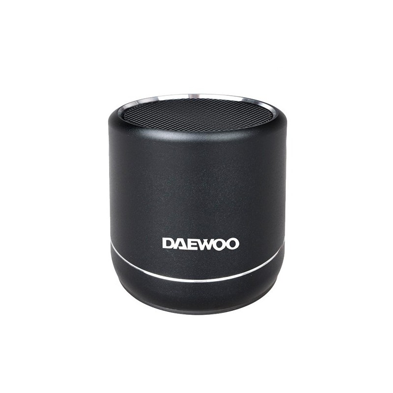 ALTAVOZ PORTATIL BLUETOOTH DAEWOO 5W BLACK DBT-212 SINGLE*