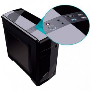 CAJA PC HIDITEC  MICRO ATX M10 PRO S/FUENTE USB3.0